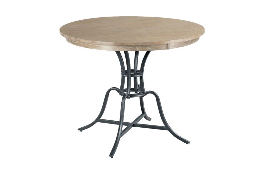 Kincaid Furniture The Nook 44" Round Counter Height Table in Heathered Oak