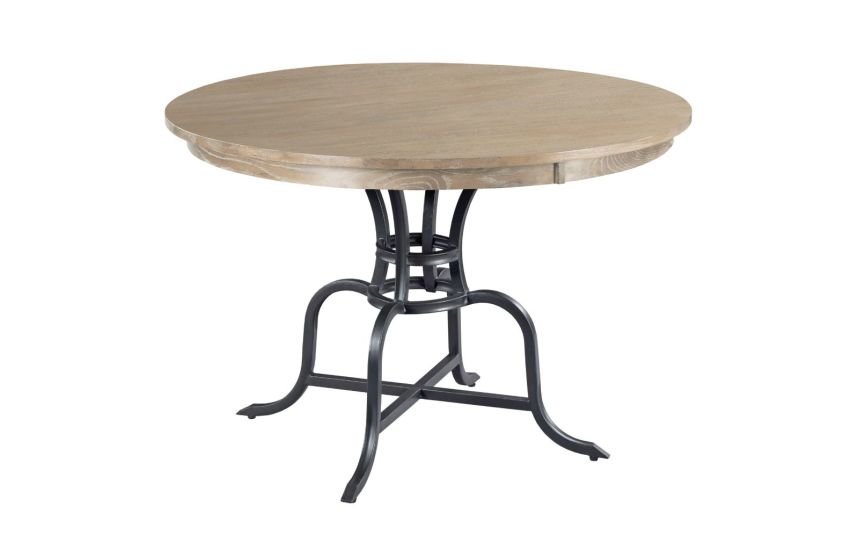 Kincaid Furniture The Nook 44" Round Dining Table in Heathered Oak 665-44MP