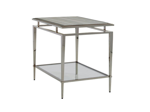 Lexington Ariana Athene Stainless End Table in Platinum image