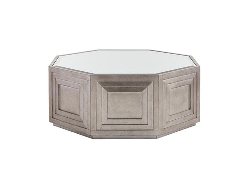 Lexington Ariana Rochelle Octagonal Cocktail Table in Silver Leaf image