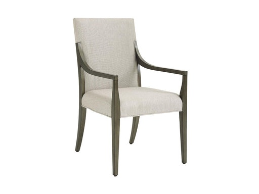 Lexington Ariana Saverne Upholstered Arm Chair (Set of 2) in Platinum image