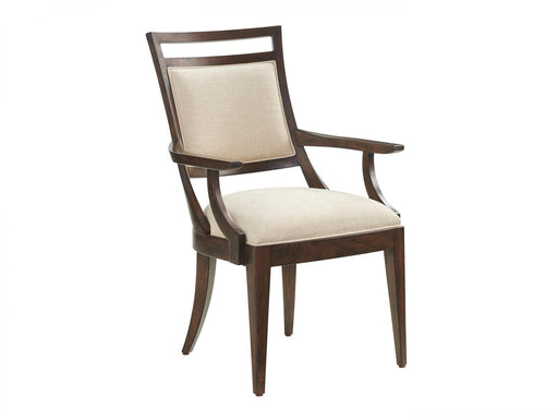 Lexington Furniture Silverado Driscoll Upholstered Arm Chair in Walnut (Set of 2) image