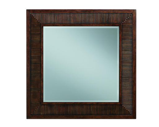 Lexington Furniture Silverado Helena Square Mirror in Dark Wood image