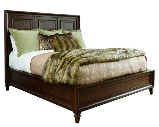 Lexington Furniture Silverado Walnut Creek Wood Queen Panel Bed in Walnut image