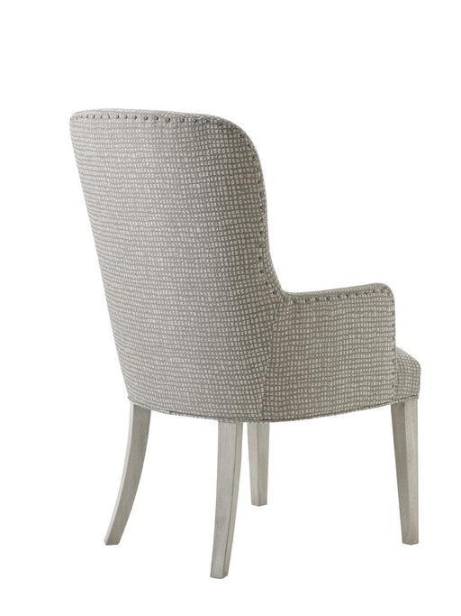 Lexington Oyster Bay Baxter Upholstered Arm Chair in Light Oyster Shell (Set of 2) image