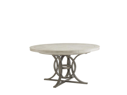 Lexington Oyster Bay Calerton Round Dining Table in Light Oyster Shell image