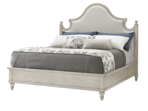 Lexington Oyster Bay California King Arbor Hills Upholstered Bed in Distressed image