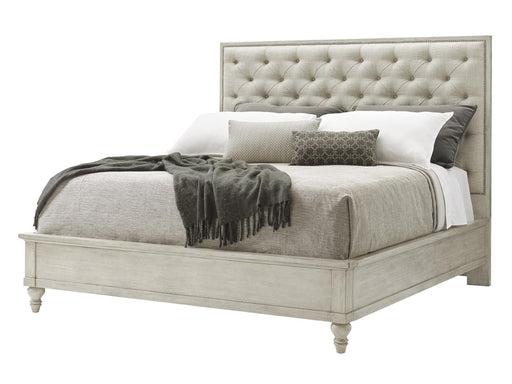 Lexington Oyster Bay California King Sag Harbor Tufted Upholstered Bed in Distressed image