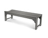 POLYWOOD Traditional Garden 60" Backless Bench in Slate Grey image