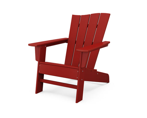 POLYWOOD The Wave Chair Right in Crimson Red image