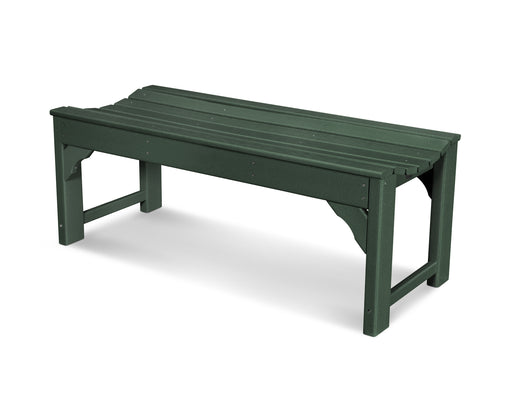POLYWOOD Traditional Garden 48" Backless Bench in Green image
