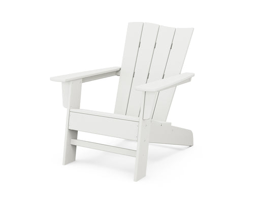 POLYWOOD The Wave Chair Left in Vintage White image