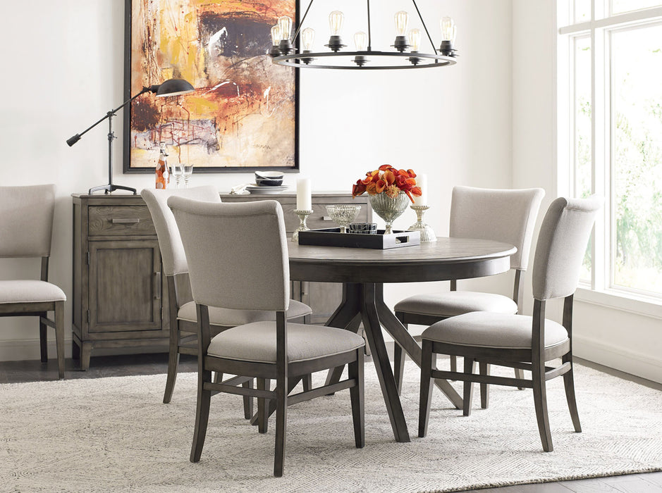 Kincaid Furniture Cascade Murphy Round Dining Table in SableP