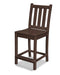 POLYWOOD Traditional Garden Counter Side Chair in Mahogany image