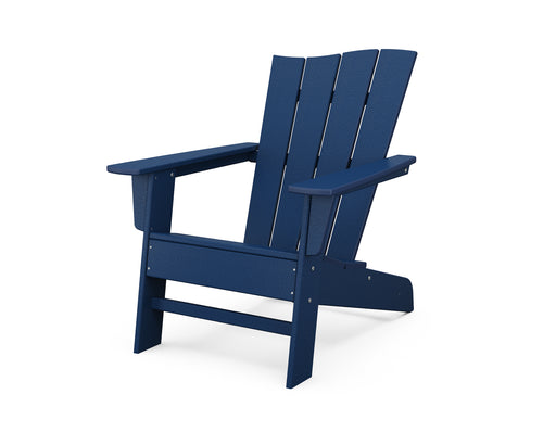 POLYWOOD The Wave Chair Right in Navy image