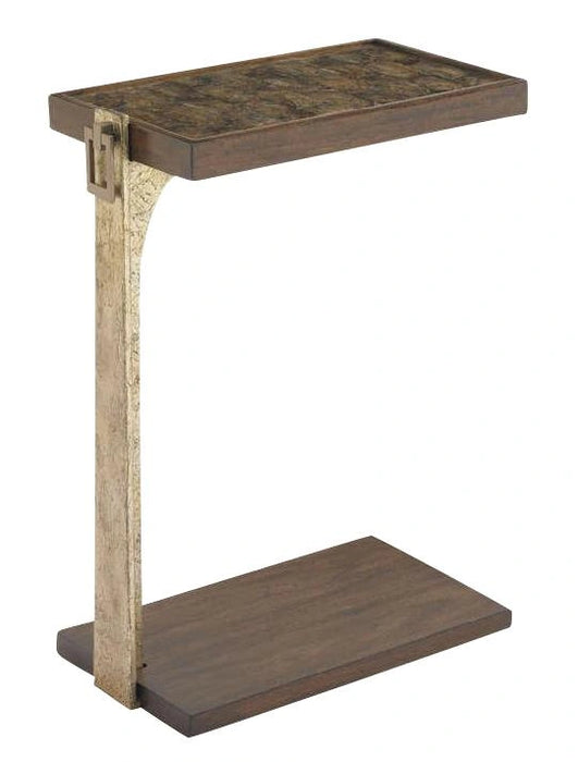 Lexington Tower Place Orland Chairside Table in Walnut Brown Arlington Finish