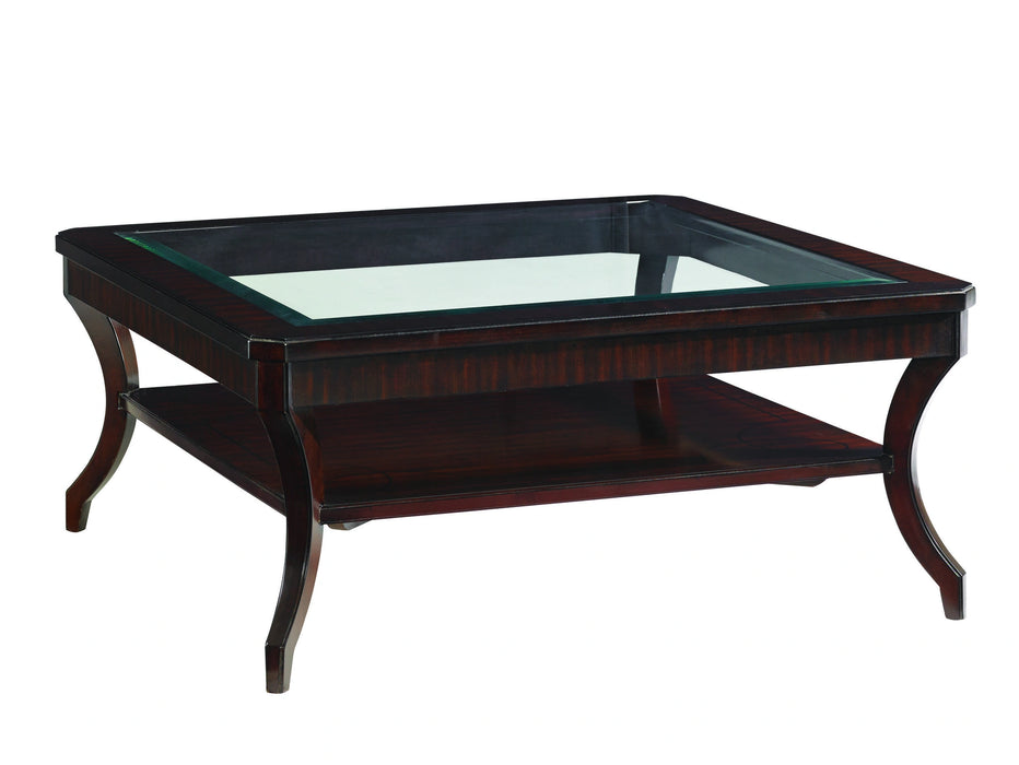Lexington Furniture Kensington Place Warner Square Cocktail Table in Brentwood