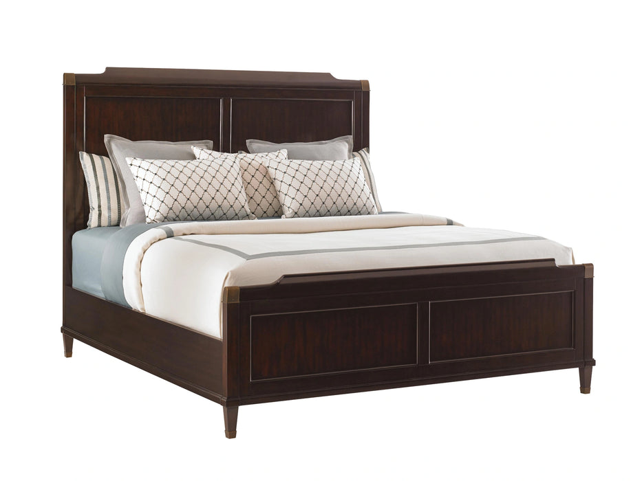 Lexington Furniture Kensington Place California King Bennington Panel Bed in Brentwood