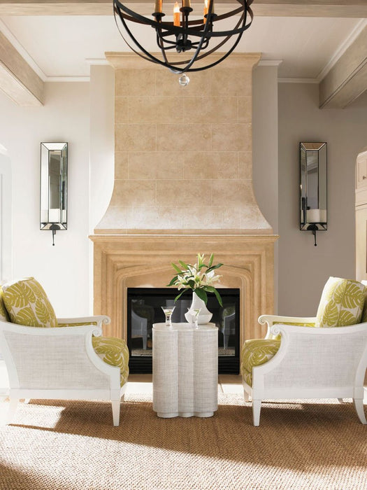 Tommy Bahama Ivory Key Spar Point Chairside Table