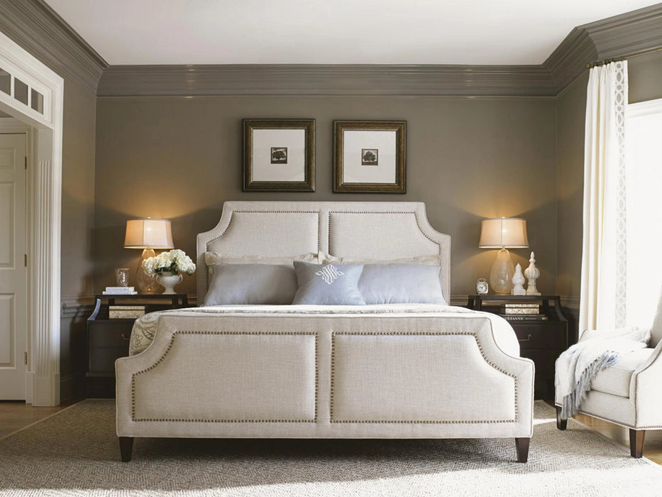 Lexington Furniture Kensington Place Trevor Tiered Nightstand in Brentwood