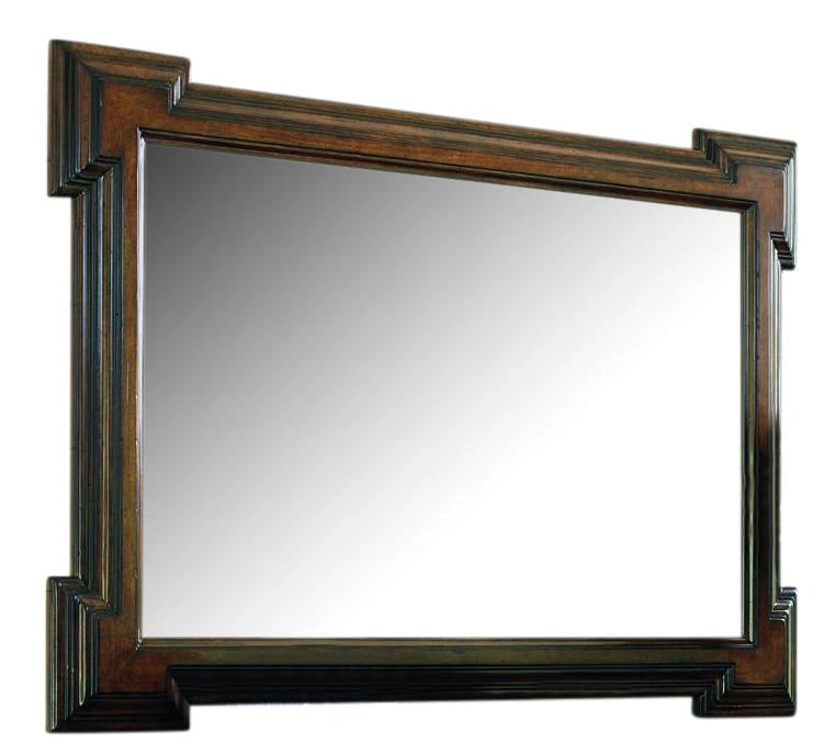 Lexington Coventry Hills Addison Landscape Mirror in Autumn Brown