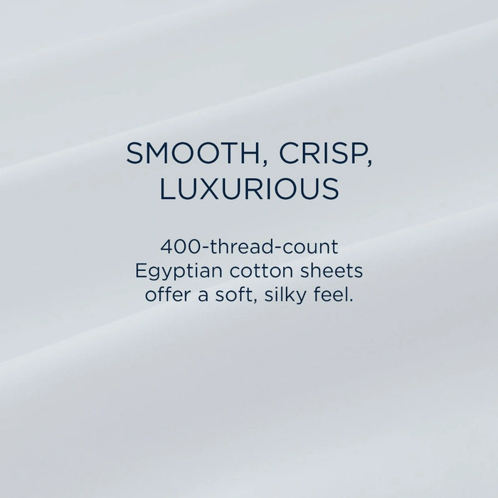 TEMPUR Luxe Egyptian Cotton Pillowcase Set Silver Mist