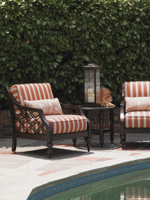 Tommy Bahama Outdoor Royal Kahala Black Sands Round End Table