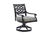 Tommy Bahama Outdoor Royal Kahala Black Sands Swivel Rocker Dining Chair 3235-13SR image