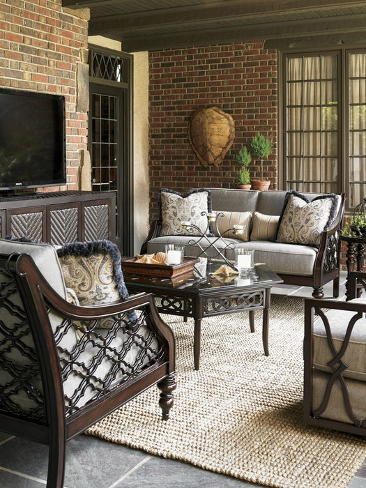 Tommy Bahama Outdoor Royal Kahala Black Sands Loveseat 3235-22