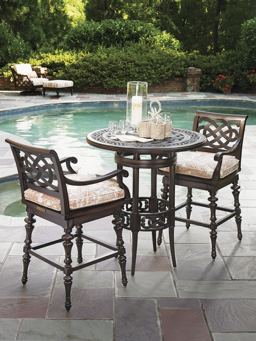 Tommy Bahama Outdoor Royal Kahala Black Sands Hi/Lo Bistro Table