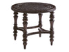 Tommy Bahama Outdoor Royal Kahala Black Sands Round End Table image