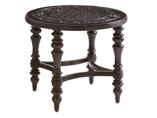 Tommy Bahama Outdoor Royal Kahala Black Sands Round End Table image