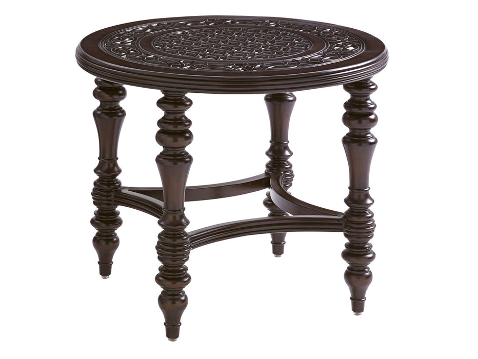 Tommy Bahama Outdoor Royal Kahala Black Sands Round End Table image