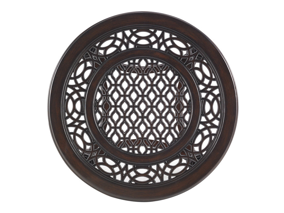 Tommy Bahama Outdoor Royal Kahala Black Sands Round End Table