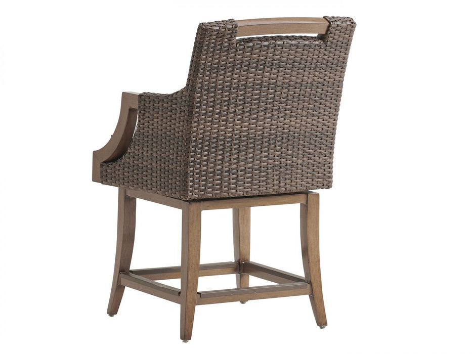 Tommy Bahama Outdoor Harbor Isle Swivel Counter Stool 3935-17SW