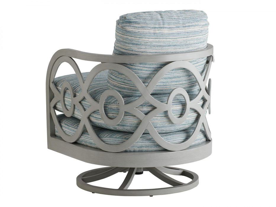 Tommy Bahama Outdoor Silver Sands Occasional Swivel Chair 3945-09SW