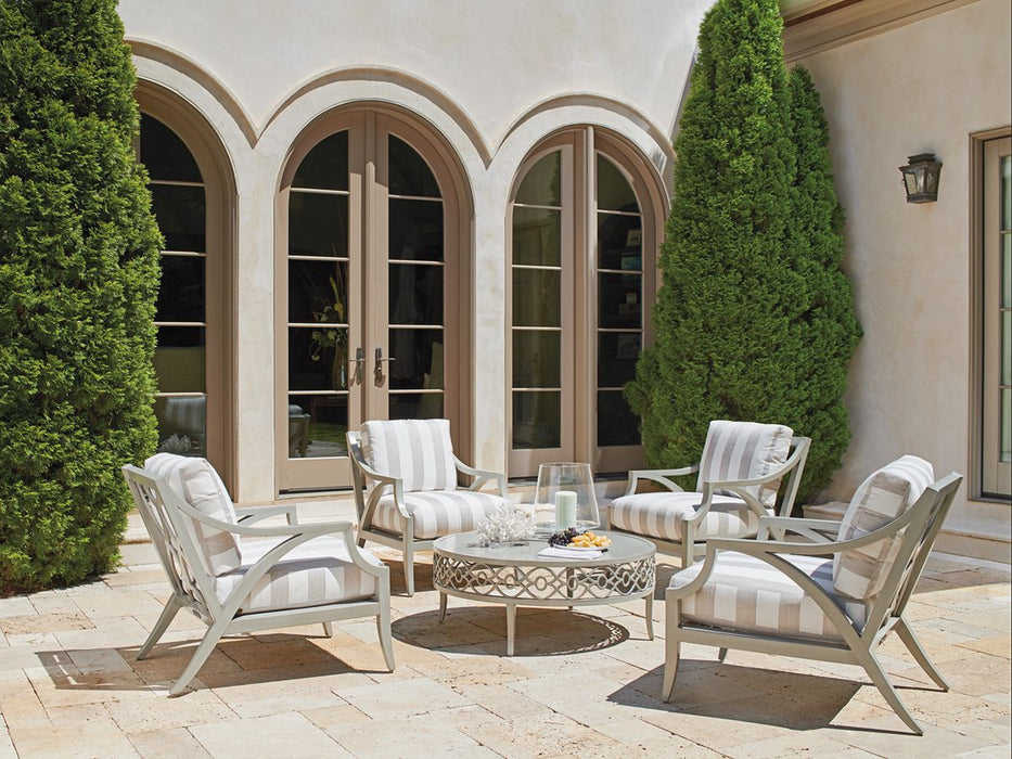 Tommy Bahama Outdoor Silver Sands Round Cocktail Table