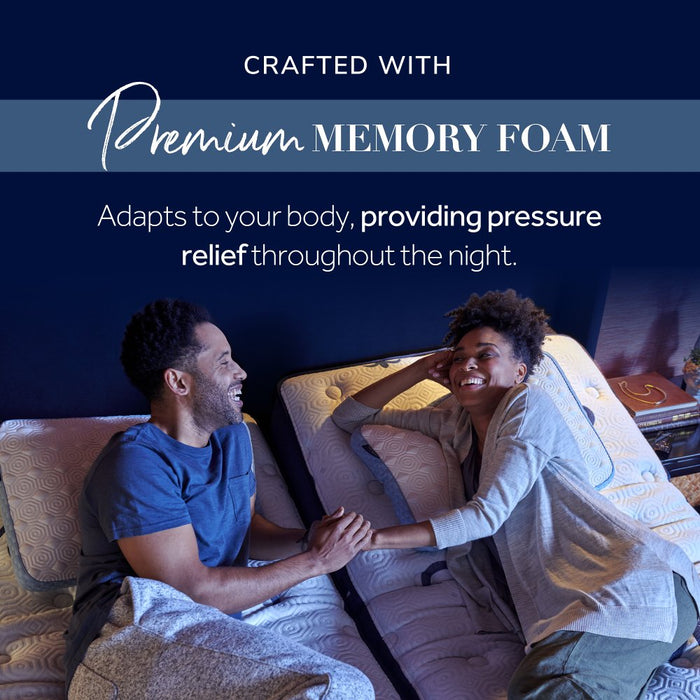 Stearns & Foster Studio Medium Euro Pillowtop