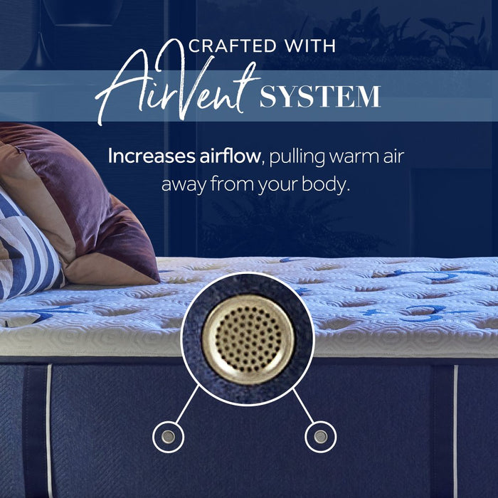 Stearns & Foster Studio Medium Euro Pillowtop