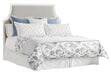 Lexington Furniture Avondale Inverness Cal King Upholstered Panel Bed in Alabaster White image