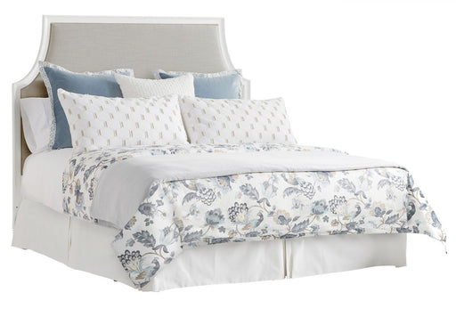 Lexington Furniture Avondale Inverness Cal King Upholstered Panel Bed in Alabaster White image