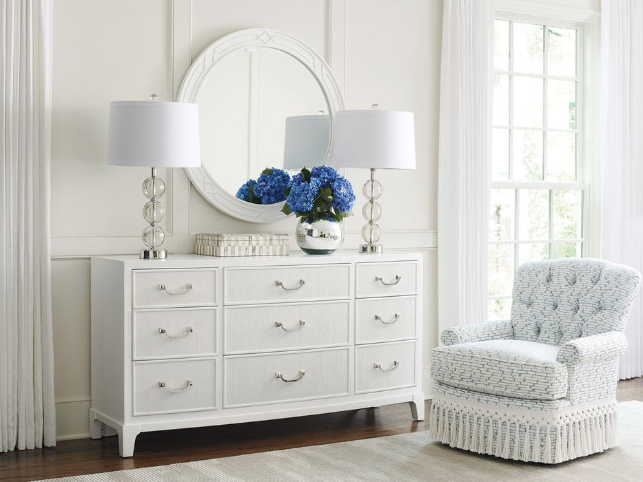 Lexington Furniture Avondale Silver Lake Triple Dresser in White