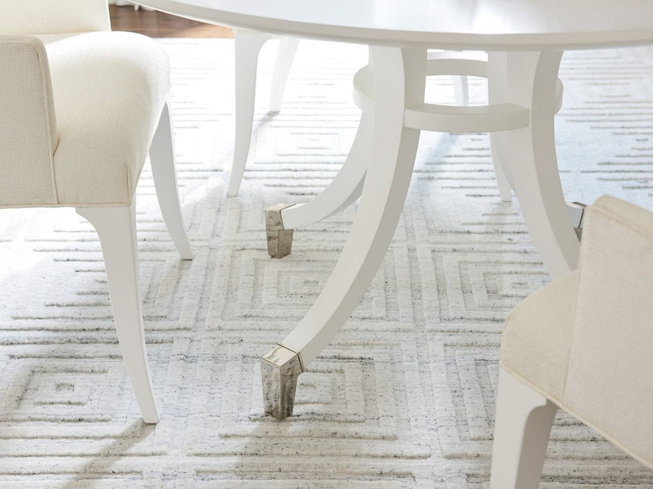 Lexington Furniture Avondale Bloomfield 54" Round Dining Table in White