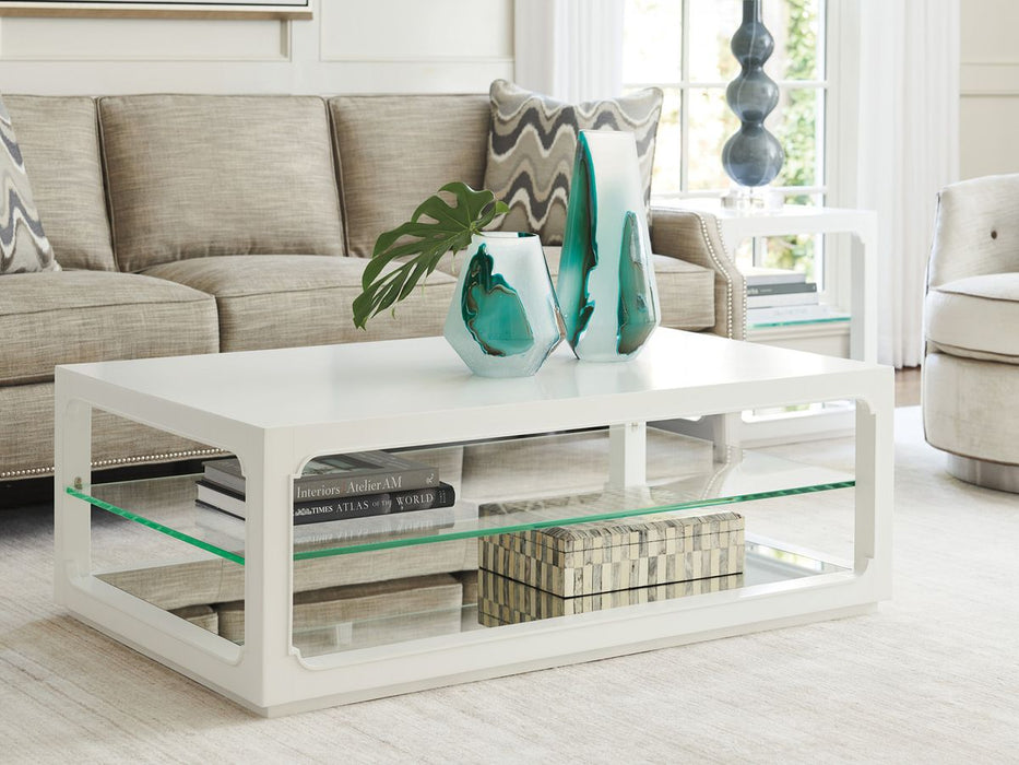 Lexington Furniture Avondale Glenwood Cocktail Table in White