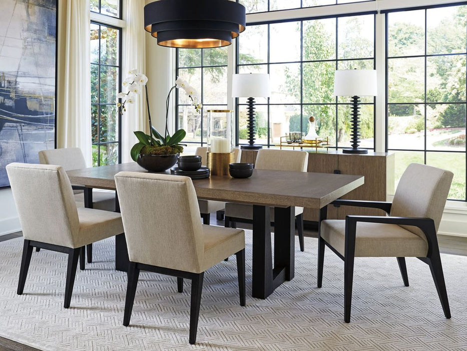 Lexington Furniture Zanzibar Wellesley Rectangular Dining Table in Senegal