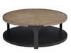 Lexington Furniture Zanzibar Kenya Round Cocktail Table in Senegal/Tunis image