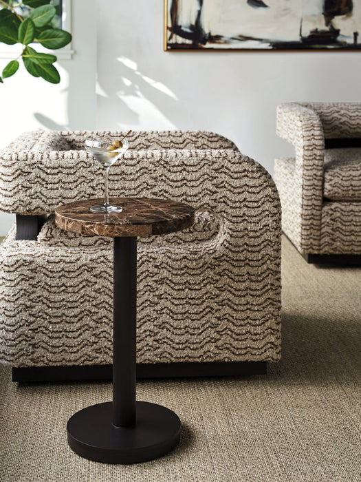 Lexington Furniture Zanzibar Kampala Round Accent Table in Senegal/Tunis