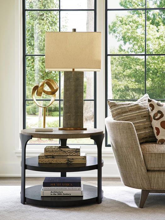 Lexington Furniture Zanzibar Kenya Round End Table in Senegal/Tunis