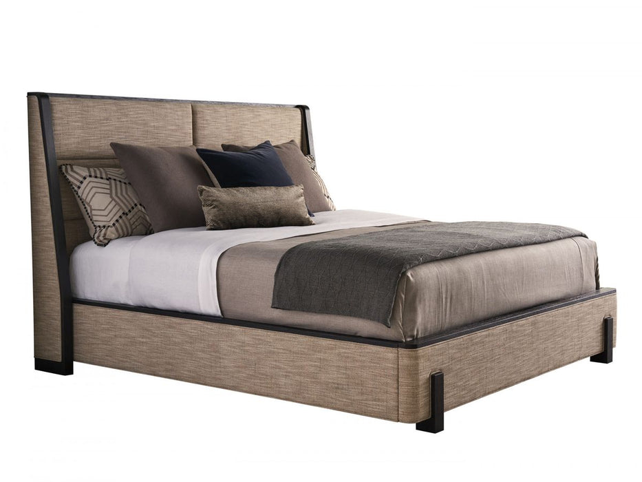Lexington Furniture Zanzibar King Barcelona Upholstered Bed in Tunis image