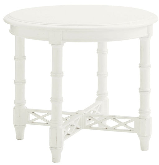 Tommy Bahama Ivory Key Edgehill Round Lamp Table image